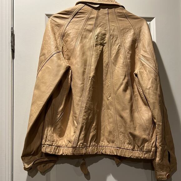 ARBITRO NEW YORK LEATHER VINTAGE JACKET SIZE S/M - Picture 7 of 7